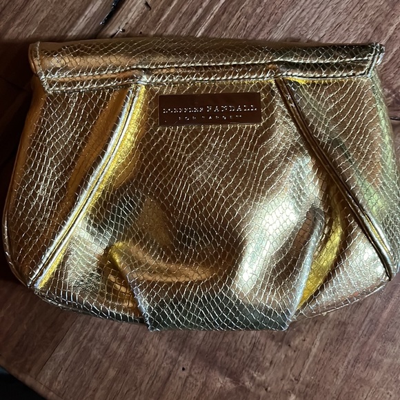 Loeffler Randall Gold Clutch/Wristlet - Picture 2 of 8